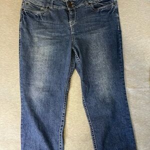 Wallflower Blue cuffed capris Jeans